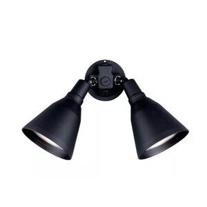 Progress Lighting P5203-21 2-Light Black Wall Lantern Adjustable Fixture 150W